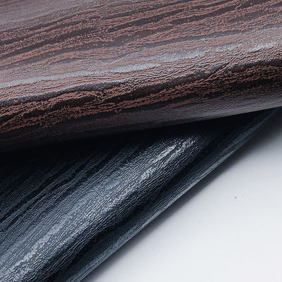 Vente en gros en Pvc en cuir à rayures en cuir synthétique en bois Impression Emballage Portemonnaie Boîte à chaussures Carnet de notes Fabrique en faux cuir