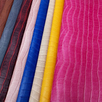 Pvc bamboo grain cuir synthétique artificiel portefeuille boîte de chaussures Ntoebook faux tissu en cuir