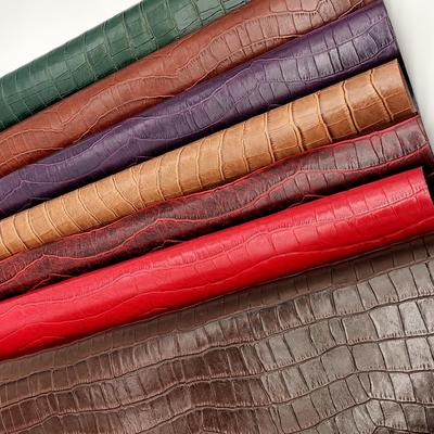 Pvc bamboo grain cuir synthétique artificiel portefeuille boîte de chaussures Ntoebook faux tissu en cuir