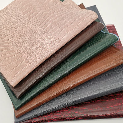 Pvc Crocodile Grain en cuir synthétique artificiel boîte de portefeuille chaussures Ntoebook faux tissu en cuir