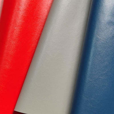 Cuir synthétique artificiel grain PVC R64 pour emballage, portefeuille, étui, chaussures, cahier, tissu en cuir