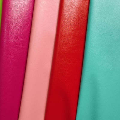 Cuir synthétique artificiel grain PVC R64 pour emballage, portefeuille, étui, chaussures, cahier, tissu en cuir