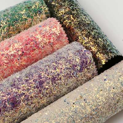 Feuilles de tissu scintillantes et brillantes en PU avec paillettes épaisses en cuir synthétique pour chaussures, sacs, nœuds, artisanat, chapeaux, tissu en similicuir