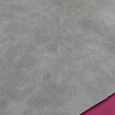 PU Nubuck Leather Tissu en cuir synthétique Imitation coton Sous chaussures Sacs de caisse Carnet de notes Tissu en gros