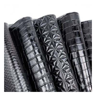 Cuir synthétique PVC à motifs brillants, chaussures à motifs animaliers, sacs et bagages, tissu en similicuir