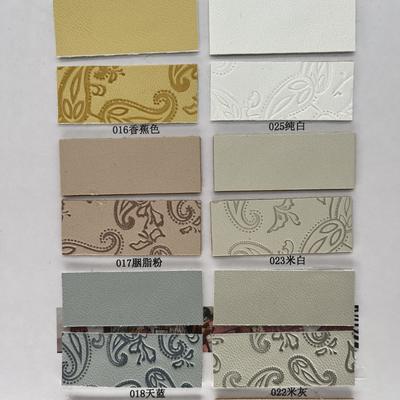 Tissu en cuir synthétique pressé en PU pour sac à chaussures