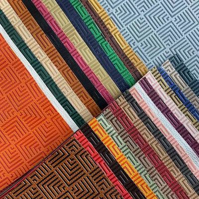 Personnaliser le cuir synthétique gaufré à changement de couleur PU Vinyl pour chaussures, sacs, tapis de table, tissu en similicuir