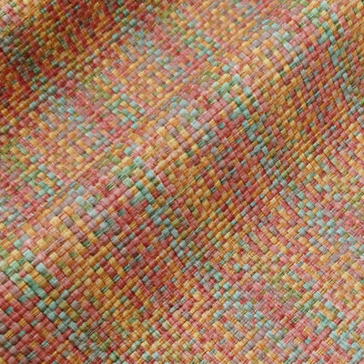 Cuir synthétique PVC de 0,8 mm d'épaisseur, 137 cm de large, avec impression de tapis d'herbe en 5 couleurs