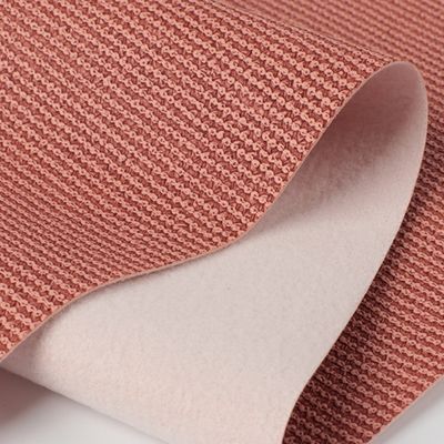 1.1mm Épaisseur 54/55" Largeur cuir PVC résistant aux taches Faux tissu en cuir pour sacs chaussures et usage décoratif