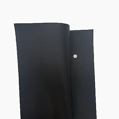 Tissu en similicuir PVC avec 7 couleurs en stock, MOQ de 50 yards et capacité de production de 100 000 mètres