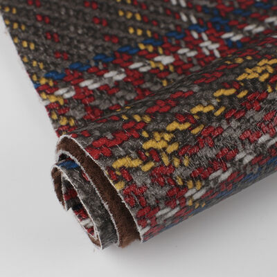 Tissu PVC Tech Imprimé Scottish Plaid Tissue Grain Sac en cuir synthétique artificiel Canapé Ceinture de sécurité voiture Chaussure Faux Tissu en cuir