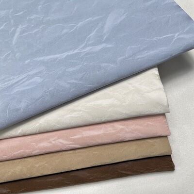 Cuir synthétique PU texture daim pour sacs, chaussures, portefeuilles, étuis de notebook, tissu en similicuir pour décoration, revêtement de meubles et artisanat