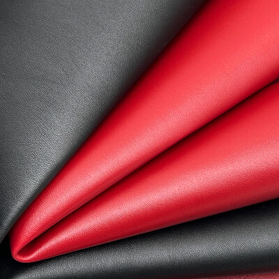 PVC grain d'agneau double face cuir synthétique artificiel élastique matériaux imperméables pour sac tapis de table ceinture décorer Faux