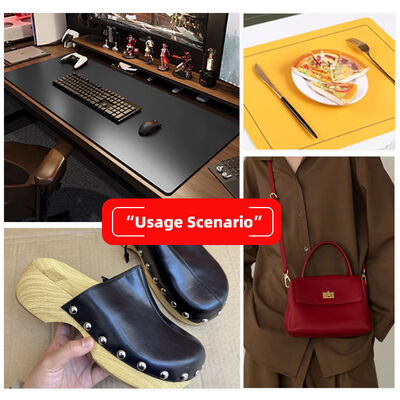 PVC grain d'agneau double face cuir synthétique artificiel élastique matériaux imperméables pour sac tapis de table ceinture décorer Faux