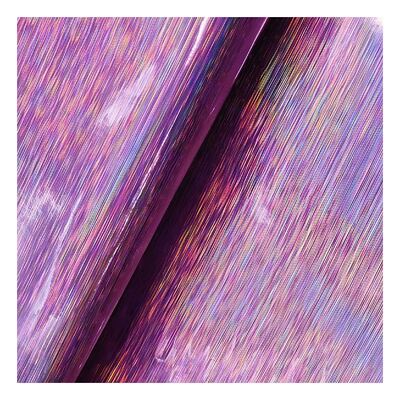 Rainbow Pu Holographique dessin de fil de fer figure en relief faux en cuir artificiel chaussures de vanité sac à main carnet de notes tissu en cuir