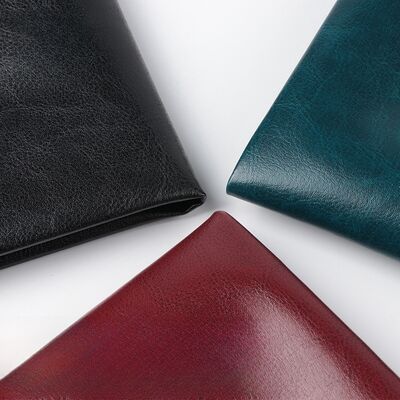 Microfibre PU style rétro R64 Tissu en faux cuir cire huileuse vinyle artisanal canapé chaise ceinture étirement étanche pour sacs