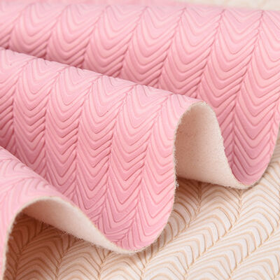 Cuir synthétique en PVC nouveau style mode grain ondulé gaufré pour sacs, chaussures, canapés, voitures, portefeuilles, ceintures décoratives, tissu en similicuir