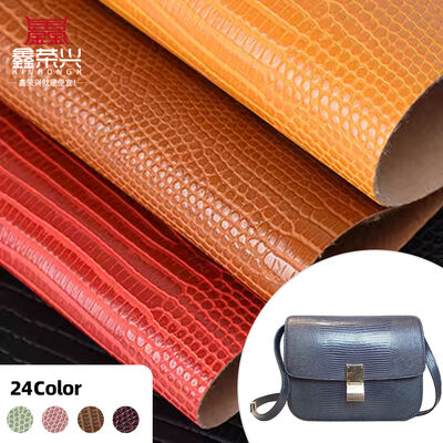 PVC en relief design de lézard grain cuir synthétique artificiel pour sac chaussures canapé portefeuille de voiture décorer ceinture faux tissu en cuir