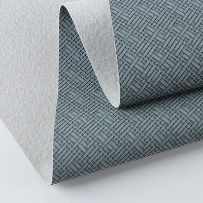 Tissu tissé en PVC cuir synthétique artificiel pour sac boîte d'emballage canapé chaise ceinture faux matériaux de tissu en cuir