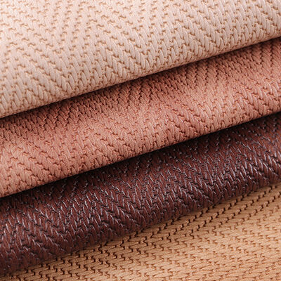 Cuir synthétique artificiel tissé imprimé PVC pour sacs, boîtes d'emballage, canapés, chaises, ceintures, matériaux en similicuir