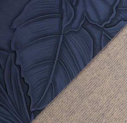 PVC 126 Motifs Floraux Style Gaufré Cuir Synthétique Artificiel pour Sac Nappe Chaussures Décoration Emballage Similicuir Tissu