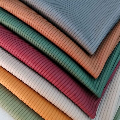 PVC à rayures de grain en cuir artificiel synthétique en relief matériaux en faux cuir pour meubles pour canapés sièges fournitures ménagères