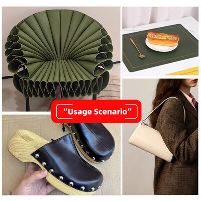 PVC Litchi Grain Double Face Synthétique Faux Matériaux en cuir en relief étanche pour sac tapis de table ceinture Décoration