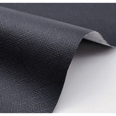 Cuir synthétique artificiel classique à motif croisé en PVC, cuir PU bon marché pour canapé, chaussures, tapis de voiture