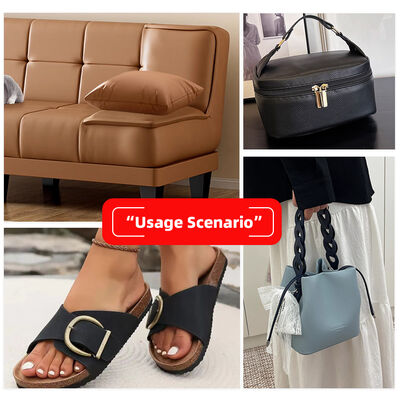 Cuir synthétique PU respirant en tissu technique avec un grand grain de litchi pour canapé, chaise, ceinture de voiture, tissu en similicuir