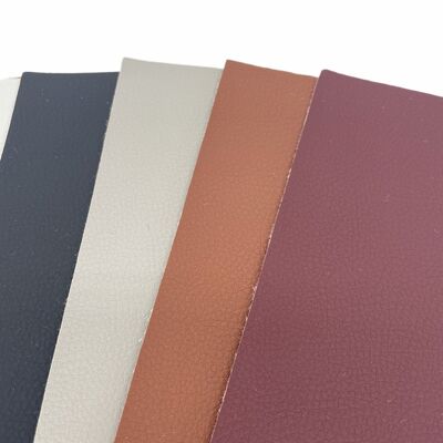 PVC résistant à l'usure Litchi grain en relief cuir synthétique artificiel pour siège auto tapis canapé chaise ceinture faux tissu en cuir