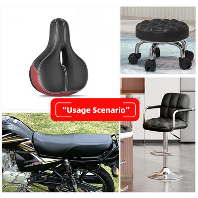 PVC en relief 0,7/0,9 mm cuir synthétique 4 voies étirement matériaux en faux cuir pour motocyclettes