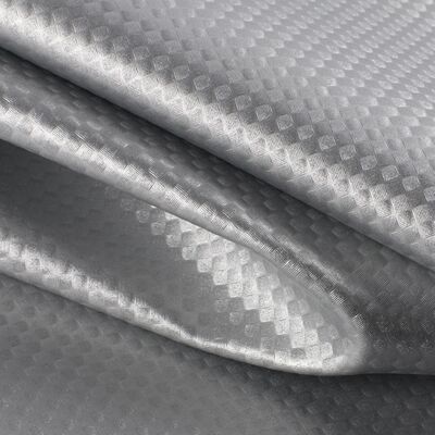 Cuir synthétique grainé en fibre de carbone PU élastique pour vêtements, sacs, étuis d'écouteurs, boîtes