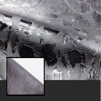 Cuir synthétique artificiel en PVC pour vente en gros, motif grain de panda, pour chaussures, boîtes, carnets