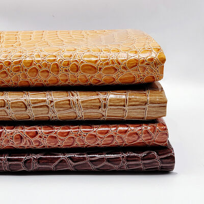 Vente à chaud PVC Brillant Haut Brillant cuir synthétique motifs en pierre gravée pour les chaussures Sacs de cahier Meubles d'usage