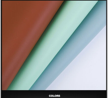 Semi PU 1,3 mm Grind Grain arénaceous en cuir synthétique portefeuille portefeuille chaussures ordinateur portable tapis de table tissu en cuir