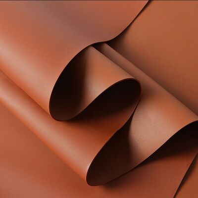 Semi PU 1,3 mm Grind Grain arénaceous en cuir synthétique portefeuille portefeuille chaussures ordinateur portable tapis de table tissu en cuir