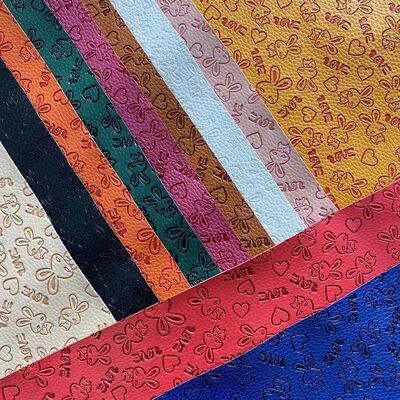 Fabrique en cuir synthétique en relief pour meubles pour sacs à chaussures tapis de table tapis de canapé