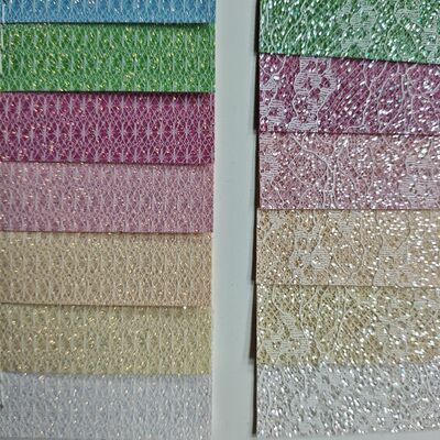 XR Glitter en cuir synthétique, motif de riz et motif de fleurs