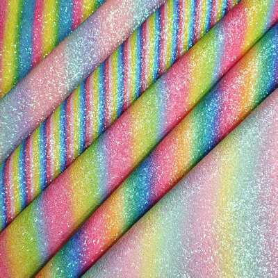 Cuir synthétique PVC à motif damier à paillettes arc-en-ciel pour sacs, chaussures et travaux manuels