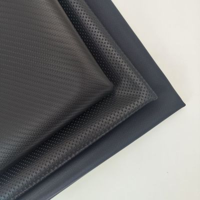 Couverture de siège auto en cuir en PVC à double étirement Couleur noire résistante