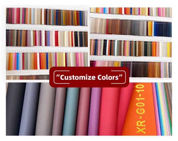 Tissu en cuir synthétique en PVC super élastique en cuir faux résistant à la saleté pour meubles 6