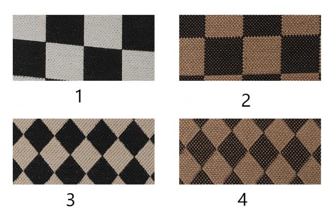 1.0mm &Eacute;paisseur de lin Plaid Tissu de lin &Eacute;tirement &eacute;tanche &agrave; l' eau Flocked &agrave; l' ext&eacute;rieur pour le sac de canap&eacute; Ceinture de s&eacute;curit&eacute; de voiture Faux cuir tiss&eacute; arri&egrave;re 11