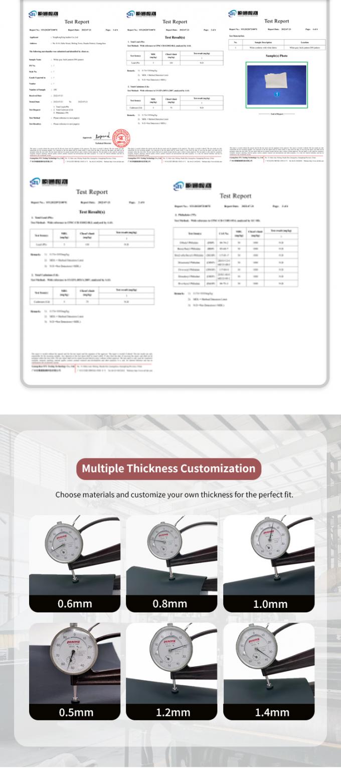 Tapis de sol de voiture en cuir PVC matelass&eacute; sur mesure, &eacute;paisseur 4,6 mm avec rembourrage en mousse, ajustement extensible, si&egrave;ges de voiture, canap&eacute;s, sacs brod&eacute;s en relief 7