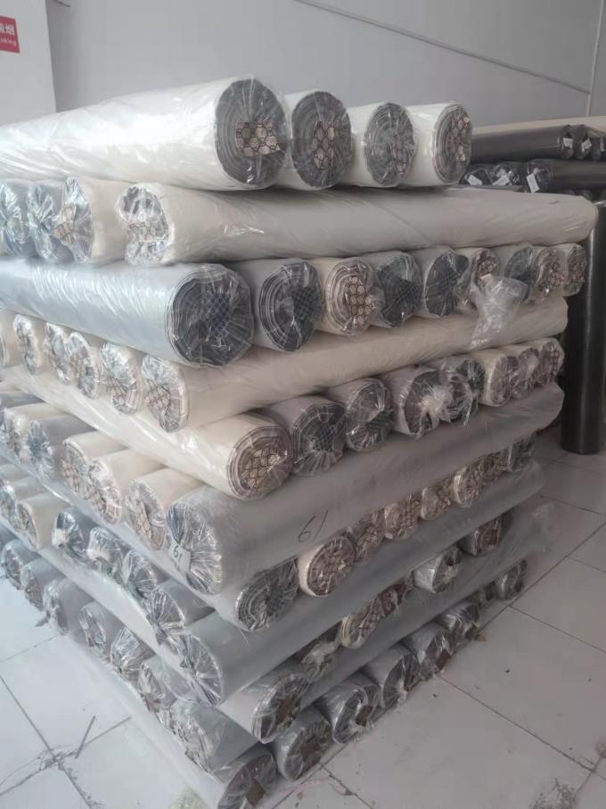 PU Nubuck Leather Tissu en cuir synthétique Imitation coton Sous chaussures Sacs de caisse Carnet de notes Tissu en gros 8