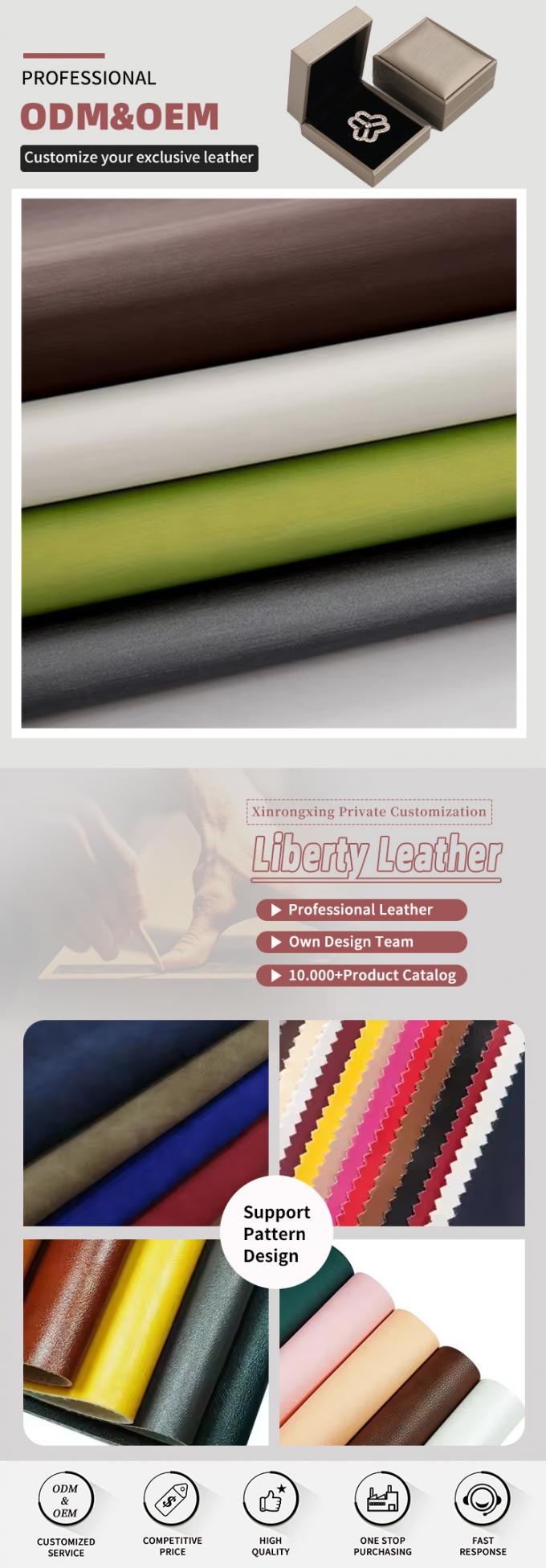 PU 0.5 Tissu non tissé en soie en cuir plat Boîte de portefeuille chaussures Ntoebook Album photo en cuir Tissu synthétique faux cuir 4