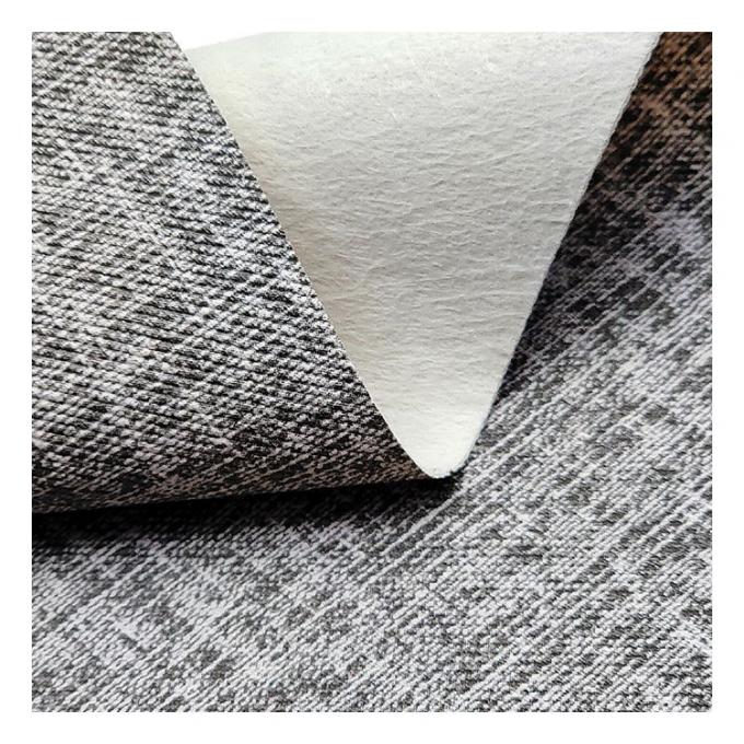 Pvc Sammeld Ruck Pattern Faux cuir synthétique Impression colorée portefeuille étui chaussures carnet de notes Tissu en cuir 9