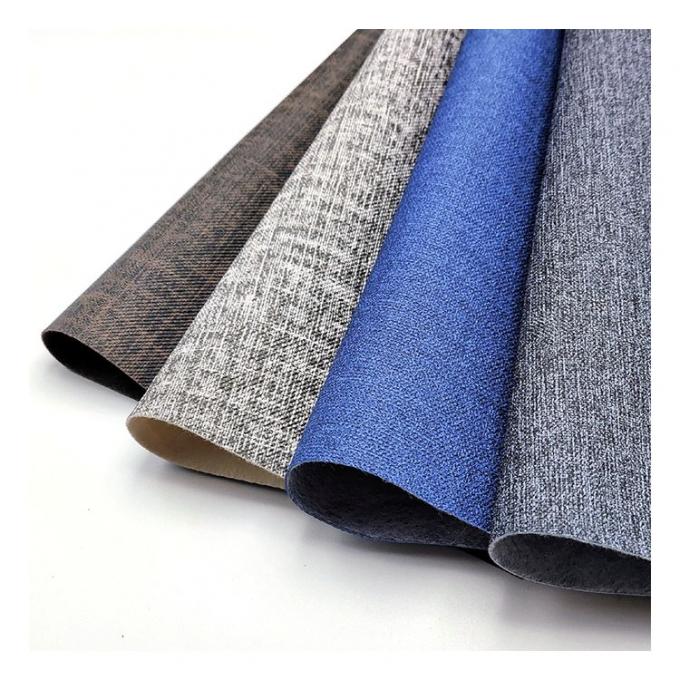 Pvc Sammeld Ruck Pattern Faux cuir synthétique Impression colorée portefeuille étui chaussures carnet de notes Tissu en cuir 13