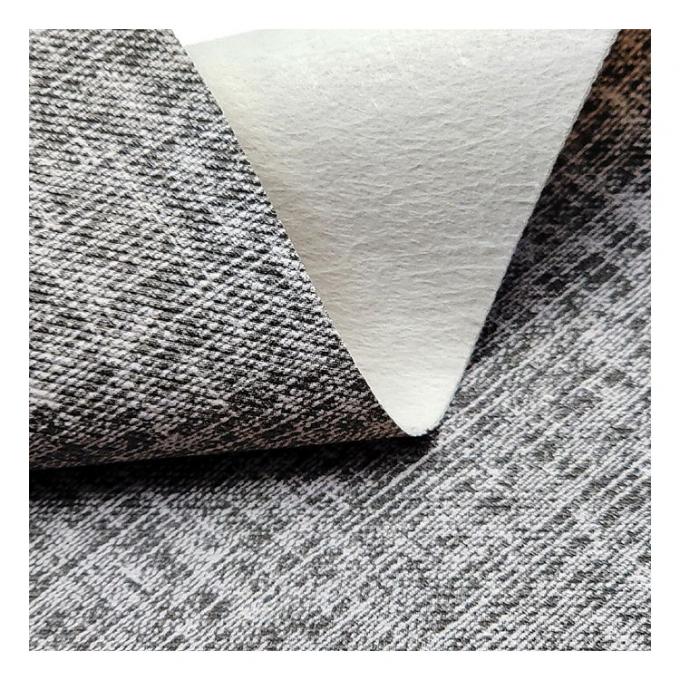 Pvc Sammeld Ruck Pattern Faux cuir synthétique Impression colorée portefeuille étui chaussures carnet de notes Tissu en cuir 17