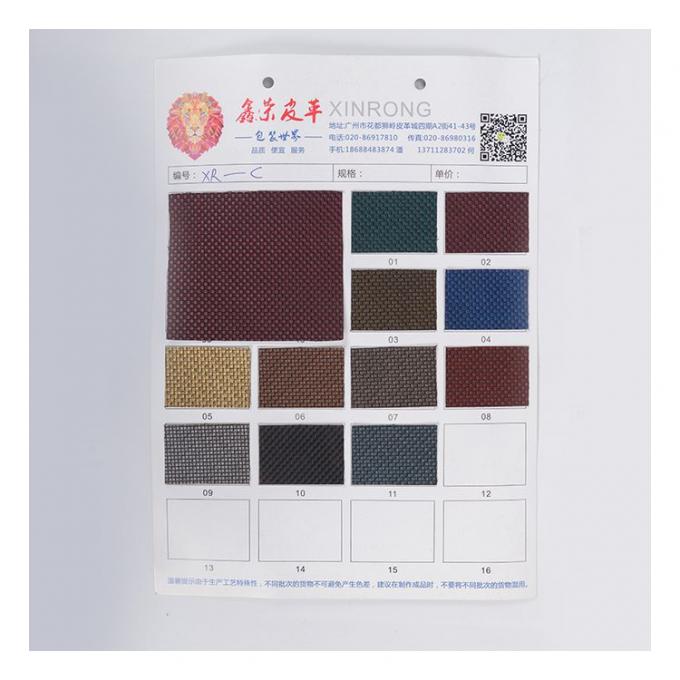 Tissu simili cuir PVC m&eacute;tal perle couleur claire petit motif tiss&eacute; emballage synth&eacute;tique artificiel portefeuille bo&icirc;te chaussures cahier 18