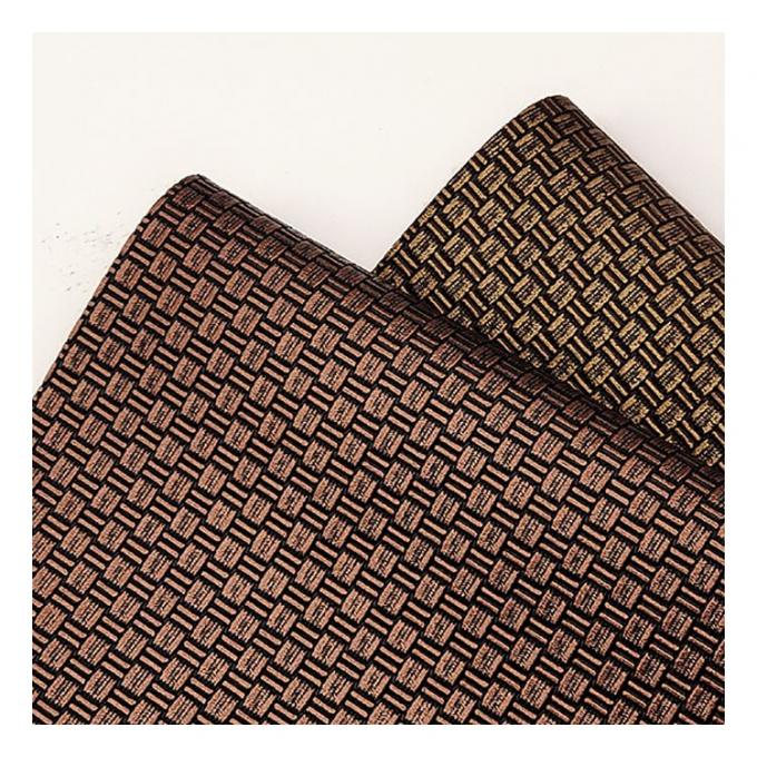 Vente en gros en Pvc en cuivre antique Tissue motif en cuir synthétique artificiel Emballage portefeuille boîte chaussures Carnet de notes Faux tissu en cuir 14